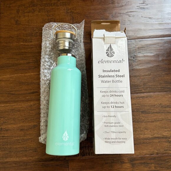 Elemental stainless steel tumbler 25oz bottle NEW in box - Picture 5 of 5